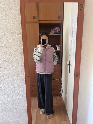 Chaleco Sfera Morado Niña