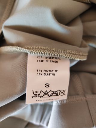 Malla lycra OZT nueva, gris,talla S. mod. 6371