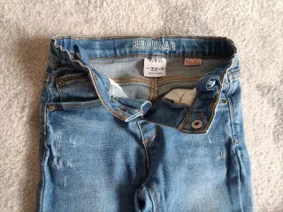 Lote 6 calças ganga bebé