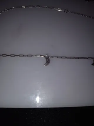 Collar plata con dijes