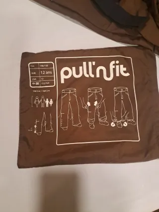 Pantalón esquí joven 12 años marrón