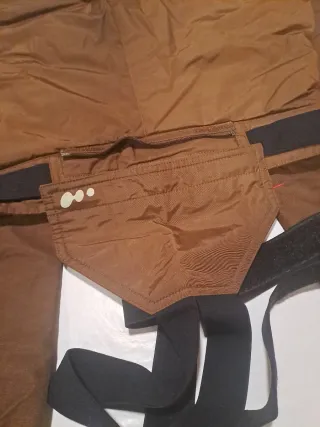 Pantalón esquí joven 12 años marrón