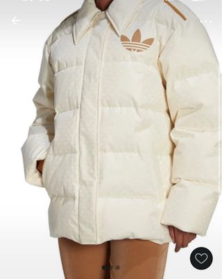 Chaqueta Adidas Beige y Dorada
