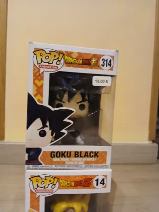 Funko Pop Dragon Ball Goku Black y Super Saiyan