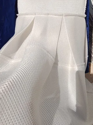 Vestido fiesta niña 4 años blanco con lazo navidad