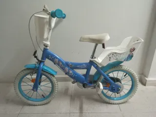 Bicicleta Infantil Frozen Azul