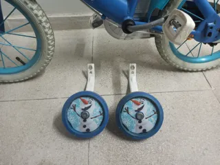 Bicicleta Infantil Frozen Azul
