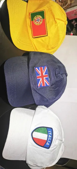 Gorras de países y logos