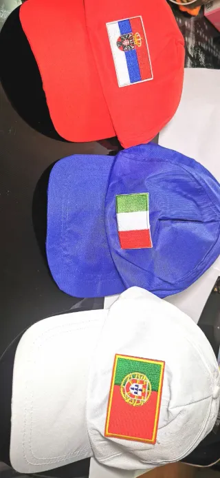 Gorras de países y logos