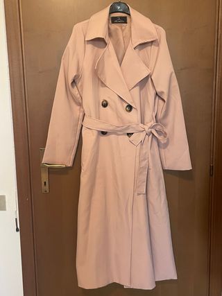 Cappotto rosa leggero taglia unica
