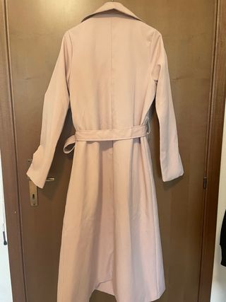 Cappotto rosa leggero taglia unica