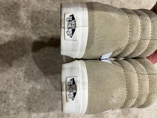 Zapatillas Vans Caña Alta Mujer Beige