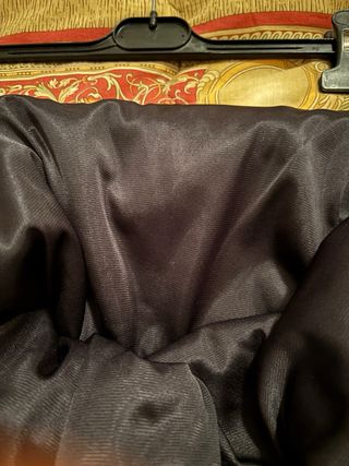 Gonna grigia al ginocchio con spacco dietro tg 56