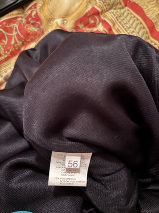 Gonna grigia al ginocchio con spacco dietro tg 56