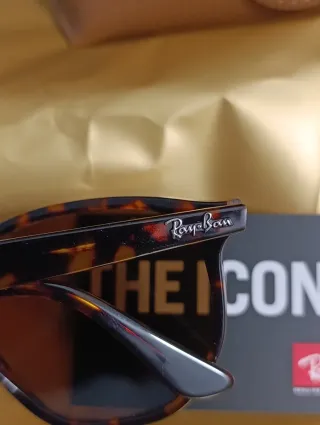 Ray Ban Hexagonal Marrón y Polarizada