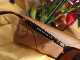 Ray Ban Hexagonal Marrón y Polarizada