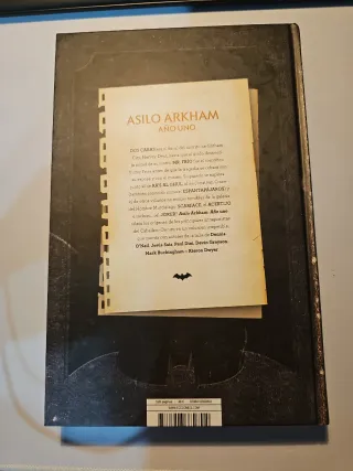 Comic Batman Asilo Arkham Año Uno