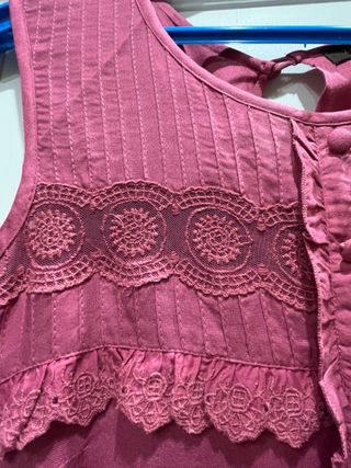 Blusa Zendra mujer con volante y encaje