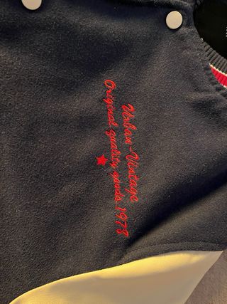 Giacca Varsity Piazza Italia Blu e Beige Taglia M