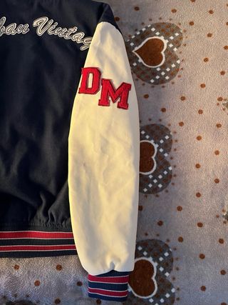 Giacca Varsity Piazza Italia Blu e Beige Taglia M