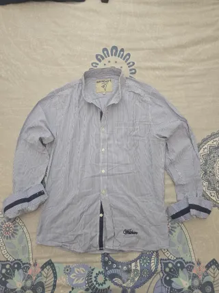 Camisa Seaport rayas azul hombre Talla L