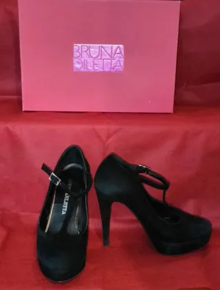 Décolleté Bruna Diletta camoscio nero n.35