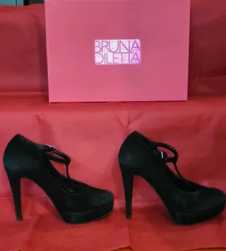Décolleté Bruna Diletta camoscio nero n.35