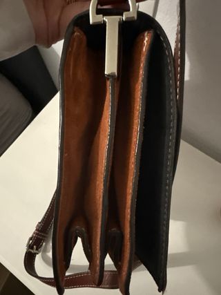 Bolso Zara Marrón Ante