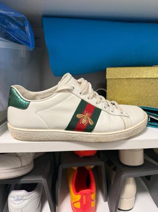 Zapatillas Gucci Blancas con Abeja originali 100%