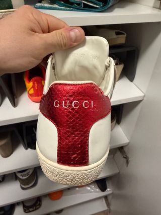 Zapatillas Gucci Blancas con Abeja originali 100%