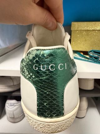 Zapatillas Gucci Blancas con Abeja originali 100%