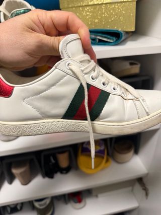 Zapatillas Gucci Blancas con Abeja originali 100%