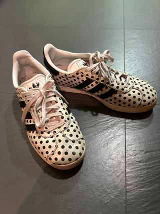 Zapatillas Adidas Lunares Blancas y Negras