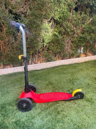 Patinete infantil 3 ruedas rojo