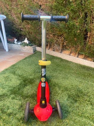 Patinete infantil 3 ruedas rojo