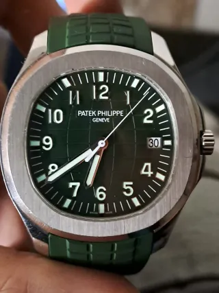 Reloj Patek Philippe Aquanaut Verde/Plata