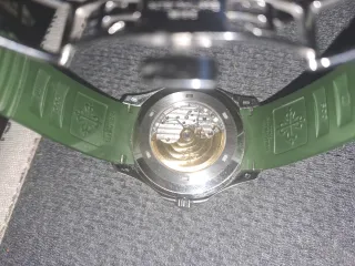 Reloj Patek Philippe Aquanaut Verde/Plata