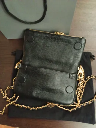 Bolso Zadig & Voltaire Rock Nano Negro Dorado