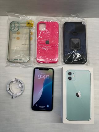 iPhone 11 Verde + Custodie + Cavo