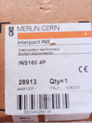 Interruptor Merlin Gerin Interpact INS160 4P