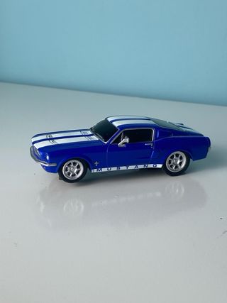 Coche Slot Mustang Azul