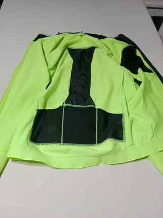 Chaqueta Ciclismo Btwin Neón