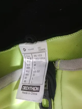 Chaqueta Ciclismo Btwin Neón