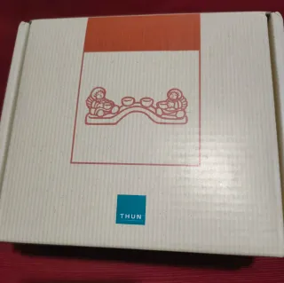 Portacandele Thun Natale Fiocco Rosso