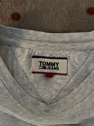 T-shirt Tommy Jeans Grigio Chiaro