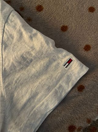 T-shirt Tommy Jeans Grigio Chiaro