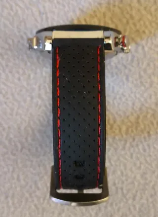 Reloj mecánico automático, Negro y Plateado