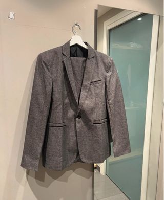 Traje completo gris