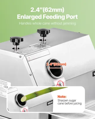 Estrattore Succo di Canna da Zucchero Commerciale