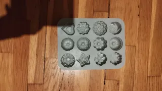 Stampo in silicone azzurro per dolci